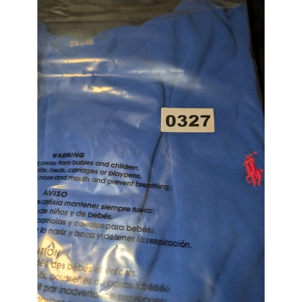 Polo Ralph Lauren Men's Blue Crew Neck Tshirt Big and Tall Size 1XB